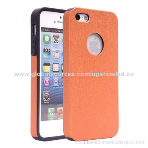 Shock Absorbing Flexible TPU Cases with PU Coating for iPhone 5, 5S, OEM Orders Welcomed